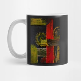 Oil painting abstract style Mug